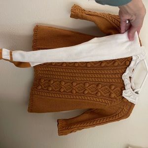 Max Studio Sweater dress with tights